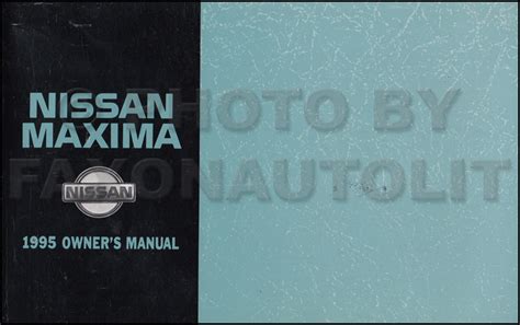 Read 1995 Nissan Maxima Repair Manual 