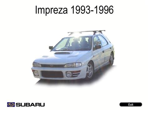 Read Online 1995 Subaru Impreza Repair Manual 