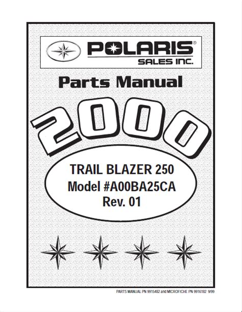 1996 polaris trailblazer 250 parts manual. - Gdr del signore degli anelli manuali mappe schede.