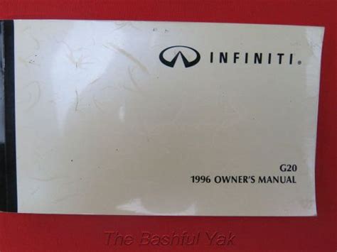 Read Online 1996 Infiniti Owners Manual 