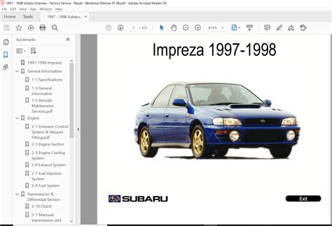 1997 1998 subaru impreza workshop repair service manual. - Opposition critical squares the most important chess pattern chess handbooks book 2.