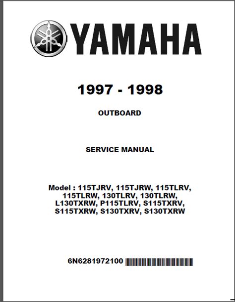 1997 1998 yamaha 115 130hp 2 stroke outboard repair manual. - Pioneer avic f930bt service handbuch reparaturanleitung.