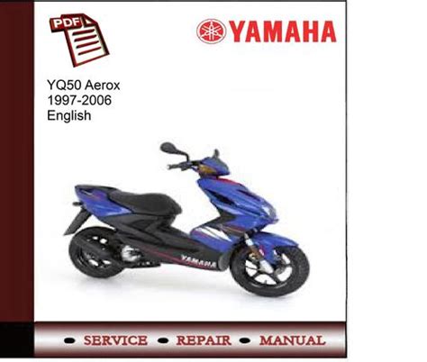 1997 2006 yamaha aerox 50 yq50 complete service repair workshop manual instant. - Beknopte cursus van eerste hulp bij ongevallen..