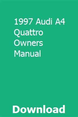 1997 audi a4 quattro owners manual. - Vorzug der armen: dreissig jahre befreiungstheologie; eine geschichtliche untersuchung.