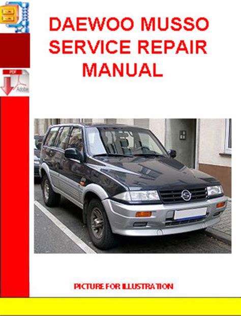 1997 daewoo musso service repair shop manual factory oem book 97. - Technical manual design and construction of road tunnels.