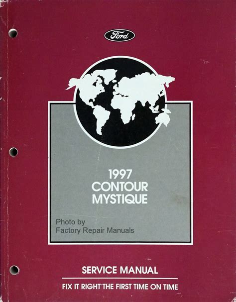 1997 ford contour y mercury mystique manual de taller de reparación original. - User manual of hospital management system in vb net.