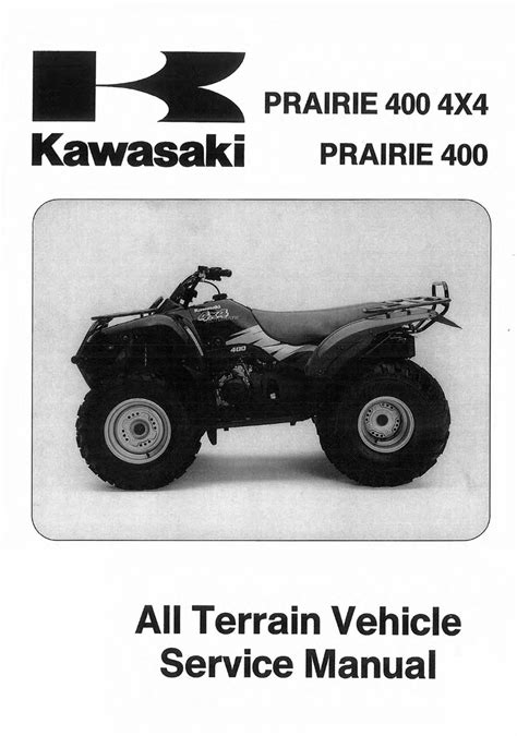 1997 kawasaki prairie 400 4x4 repair manual. - Suzuki king quad 300 4wd service manual.