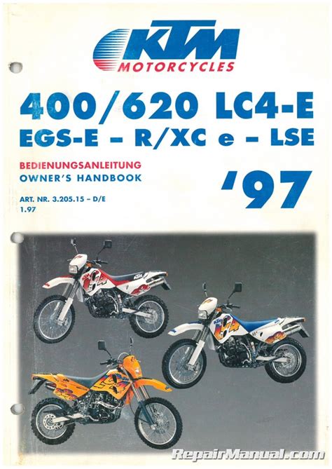 1997 ktm 400 620 lc4 c4e service repair manual german. - Hero honda cd 100 bike manual.