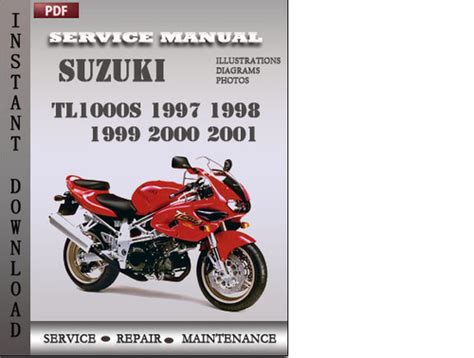 1997 suzuki tl1000s download del manuale di riparazione del servizio. - Kit de révision acca f9 kaplan.