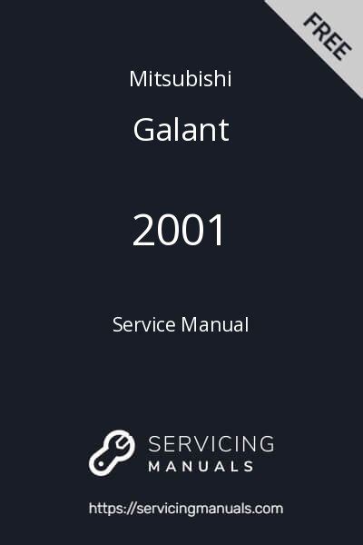 Read 1997 2001 Mitsubishi Galant Workshop Service Manual English 