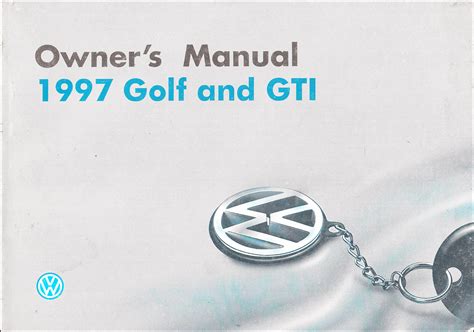 Download 1997 Volkswagen Golf Owners Manual 