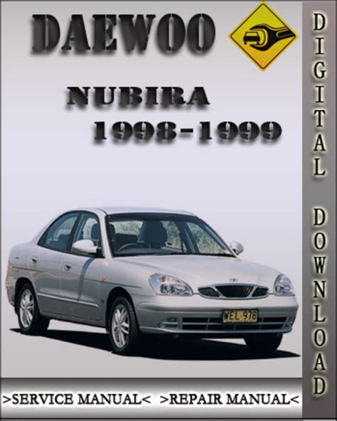 1998 1999 daewoo nubira workshop service manual. - Takeuchi tb015 compact excavator workshop service repair manual.