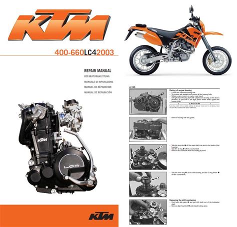 1998 2003 ktm 400 660 lc4 engine service repair workshop manual download. - Andy pruitts medical guide for cyclists.