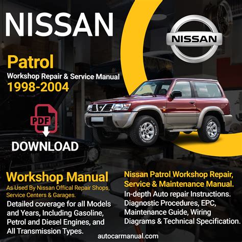 1998 2008 nissan patrol repair service manual instant. - Holt california algebra readiness pacing guide.
