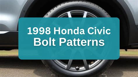 1998 Honda Civic Bolt Pattern