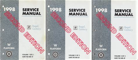 1998 buick regal century service manual w platform 3 volume set. - Fundamentals of plastic surgery an illustrated guide.