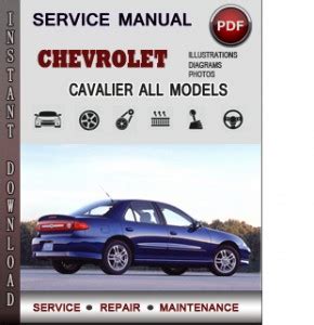 1998 chevrolet cavalier service repair manual software. - Fleetwood prowler travel trailer owners manual 1985.