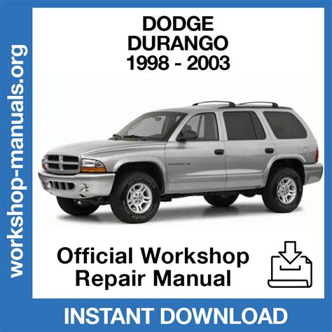 1998 Chrysler Dodge Durango Workshop Factory Service