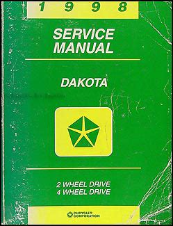 1998 dodge dakota pickup owners manual. - Manual for deo mohan achievement motivation scale.
