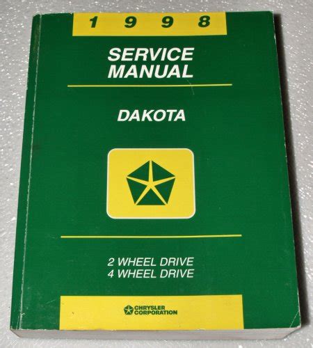1998 dodge dakota truck 2wd 4wd service manual chrysler an platform. - Kenmore elite double oven gas range manual.