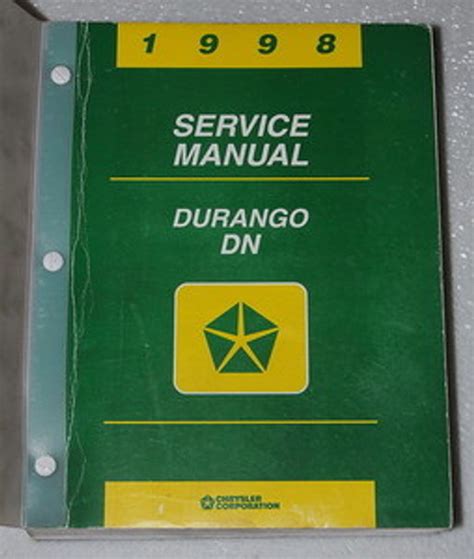 1998 dodge durango factory service manual. - Manuale di riparazione opel astra h.