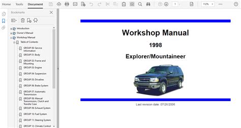 1998 ford explorer factory service manual. - Haynes repair manual 2001 lincoln ls.
