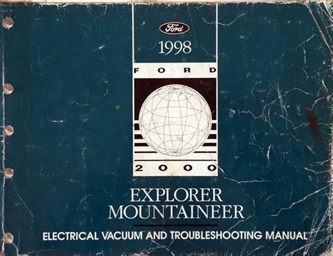 1998 ford explorer mercury mountaineer electrical troubleshooting manual. - Gx 31 honda 4 cycle engine manual.