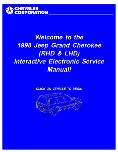 1998 jeep grand cherokee zj zg diesel service manual. - Mitsubishi pajero 2002 engine timing belt manual.