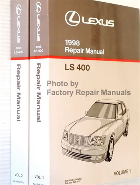 1998 lexus ls 400 repair shop manual original 2 volume set. - Seat leon sport user manual english.