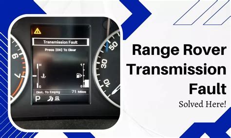 1998 range rover transmission problems