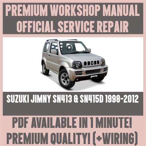 1998 suzuki jimny sn413 sn415d service manual. - The complete idiot s guide to triathlon training complete idiot.