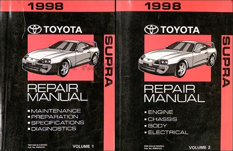 1998 toyota supra repair manual vol 2jza80. - Manuale cateye tomo xc cc st200.