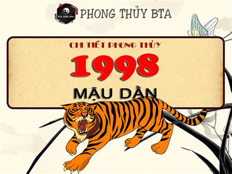 1998 tuổi gì | Nam N tui Mu Dn 1998 mnh