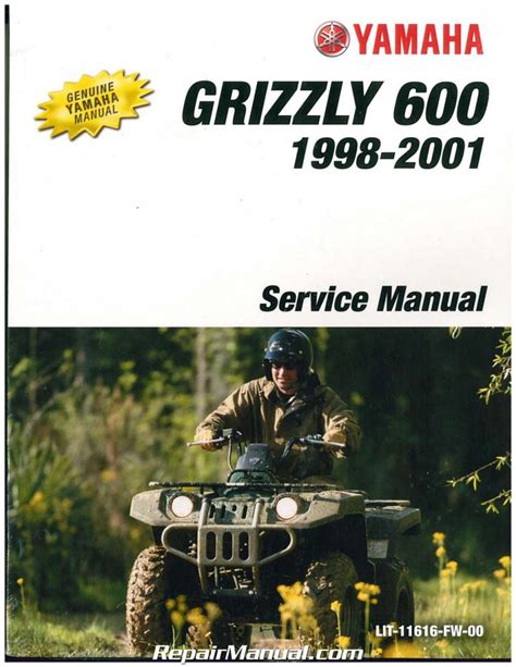 1998 yamaha yfm600 grizzly atv factory servicemanual. - No lloriquess (consejos de xandra/don't whine).
