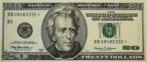 $20 Bill: Andrew Jackson replaced Grover Cleveland on the twenty-dollar bill in 1928 - one hundred years after Jackson was first elected as president. ... Until 1999, Lincoln was the only person to appear on both sides of a coin. George Washington became the second when he appeared on the reverse of the New Jersey state quarter - crossing ....