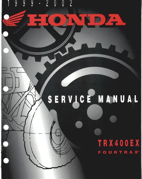 1999 2002 honda trx 400ex 400 atv service repair manual. - Service manual for clark gpx 25 forklift.