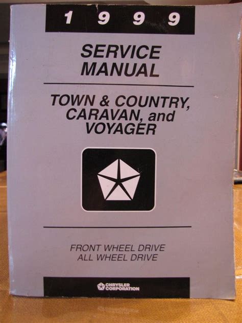 1999 chrysler town country dodge caravan voyager service shop repair manual set. - Dear boy the life of keith moon.