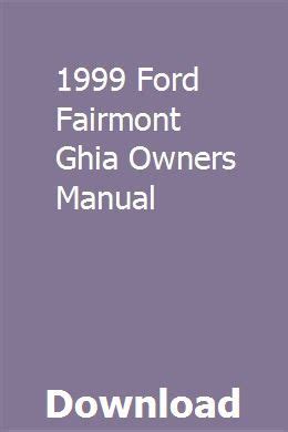 1999 ford fairmont ghia owners manual. - Soldatenkönig und die stillen im lande.