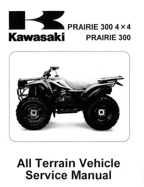 1999 kawasaki prairie 300 4x4 manual. - Komatsu pc1250 8 manual de mantenimiento de operación.