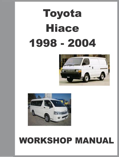 1999 petrol toyota hiace service manual. - New holland e485b crawler excavator repair manual download.