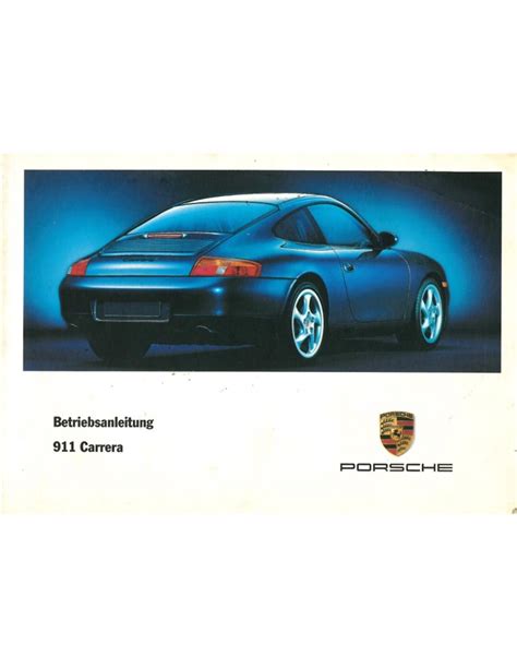 1999 porsche 911 carrera owners manual. - Geschichte der botanik in bo hmen.