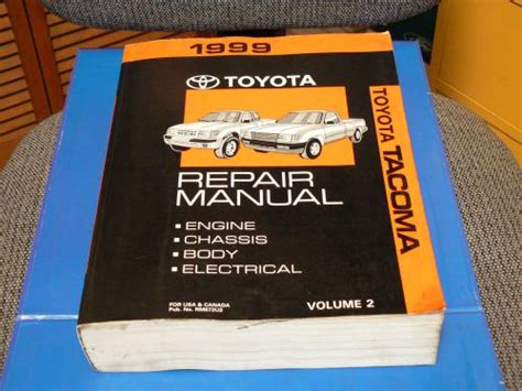 1999 toyota tacoma repair manual volume 2. - Canadian securities course study guide third edition.