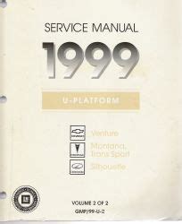 1999 u platform ventura montana trans sport silhouette service manual. - Samsung syncmaster 910mp service manual repair guide.