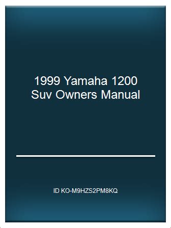 1999 yamaha 1200 suv owners manual. - Tutorial di valutazione del paziente una guida passo passo per l'igienista dentale.