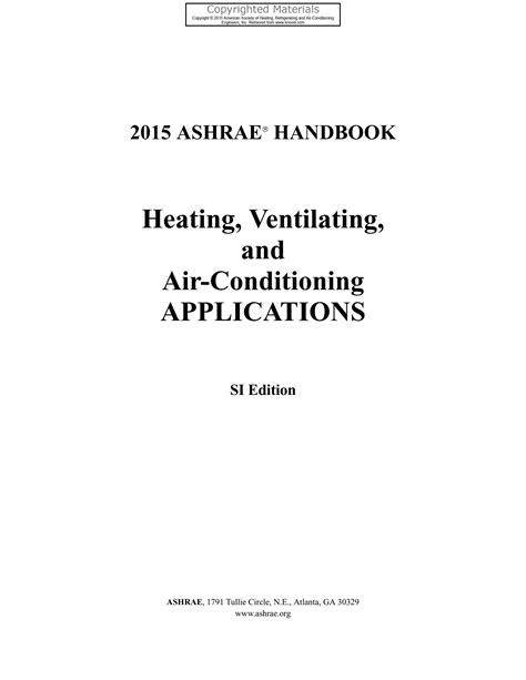 Download 1999 Ashrae Handbook Heating Ventilating And Air Conditioning Applications Si Edition A S H R A E Handbook Heating Ventilating And Air Conditionning Applications Si 1999 