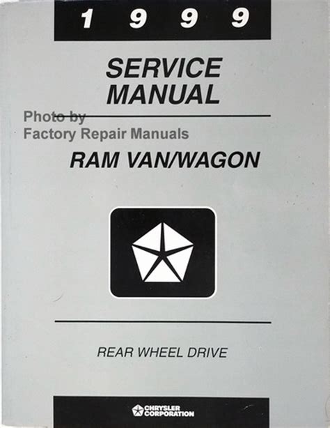 Full Download 1999 Dodge Ram Van Repair Manual 