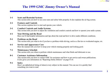 Download 1999 Gmc Jimmy Repair Manual Pdf 
