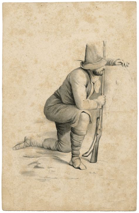 19th Century Man Drawing