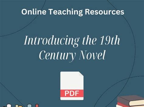 19th century novel characteristics pdf. 01.  Complex Narrative Structure: The no...