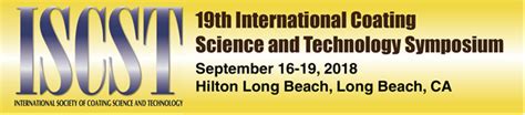 19th International Coating Science And Technology Symposium Science Coat - Science Coat